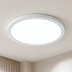 LQWELL LED Deckenleuchte Ultra Dünn Weiß 22cm 18W 6000K
