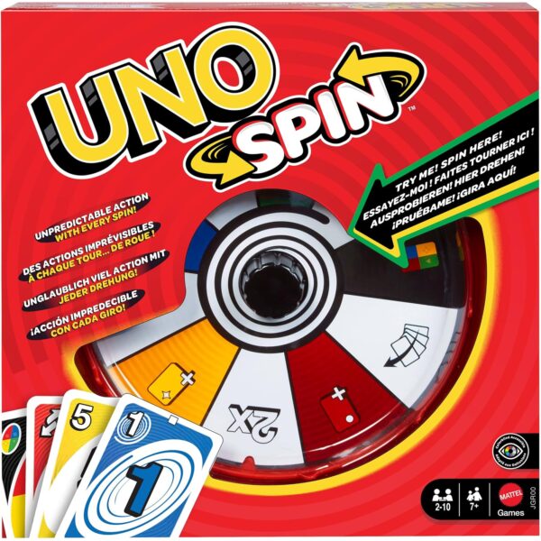 mattel games uno spin kartenspiel Mattel Games UNO Spin Kartenspiel