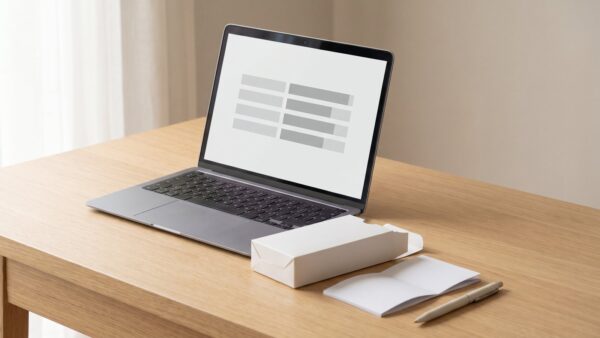 medizinfuchs der preisvergleich fuer medikamente bild 1 Medizinfuchs Preisvergleich am Notebook: Vergleichsliste für Apothekenprodukte auf dem Schreibtisch