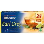 Meßmer Earl Grey Feiner Schwarztee mit Bergamotte-Aroma 25 Teebeutel