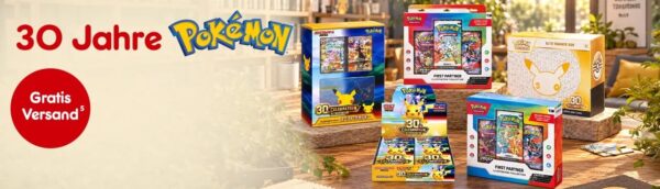 netto 30 jahre pokemon banner 30 Jahre Pokémon bei Netto: Pokémon-TCG-Boxen mit Gratis-Versand