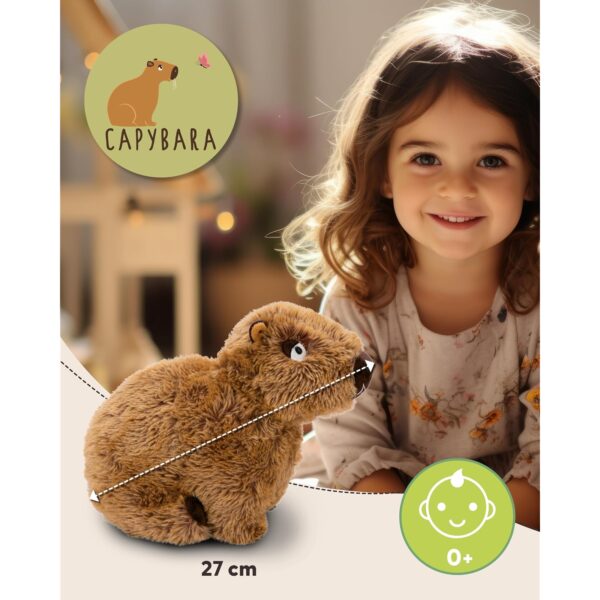 NICI Capybara Kuscheltier Capy-Barbara Detailansicht