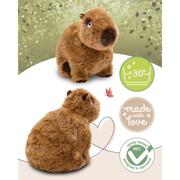 NICI Capybara Kuscheltier Capy-Barbara Seitenansicht