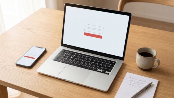 o2 Login am Laptop und in der Mein o2 App auf dem Schreibtisch