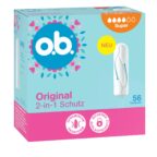 o.b. Original 2-in-1 Schutz Tampons Super mit 56 Tampons