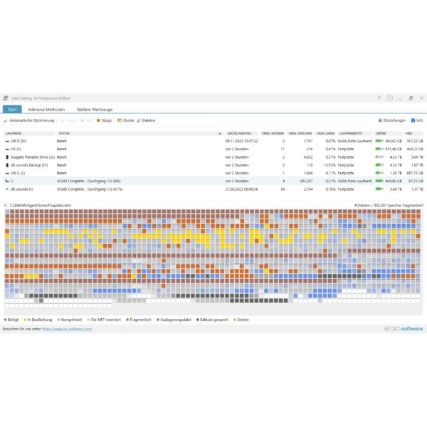 O&O Defrag Professional 30 Kostenlose Vollversion