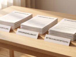 patientenverfuegung vorlage drei dokumente