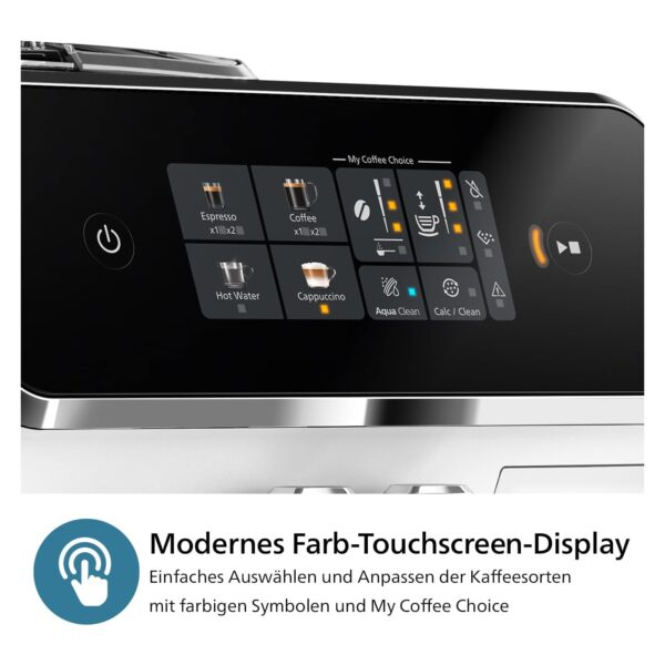 philips lattego 2300 touchdisplay Philips LatteGo 2300 Touchdisplay mit My Coffee Choice