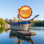 PLAYMOBIL-FunPark bei Nürnberg: Piratenschiff am See, Aktion mit gratis Eintritt vom 5. bis 13. September 2026