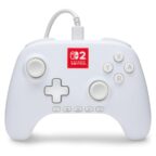 PowerA Advantage kabelgebundener Controller mit Lumectra für Nintendo Switch 2 in Weiß