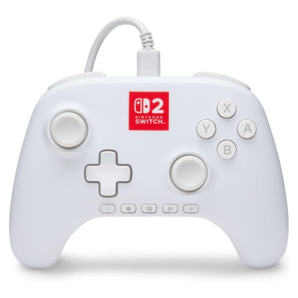 PowerA Advantage kabelgebundener Controller mit Lumectra für Nintendo Switch 2 in Weiß