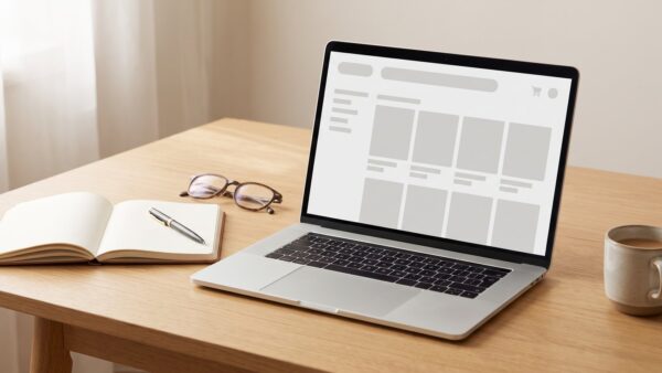 preisfehler 1 was Preisfehler finden: Laptop mit Preisvergleich und Notizen auf dem Schreibtisch