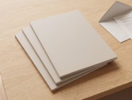 Probeabo: drei Testhefte einer Zeitschrift neben Bestellunterlagen auf dem Schreibtisch