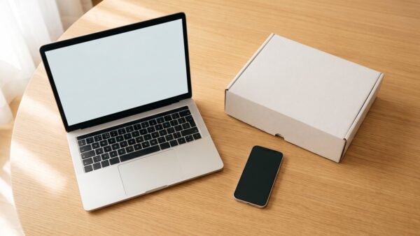 Laptop und Smartphone zum Nachschlagen von Rückrufen