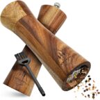 Salz- und Pfeffermühle aus Akazienholz im 2er-Set