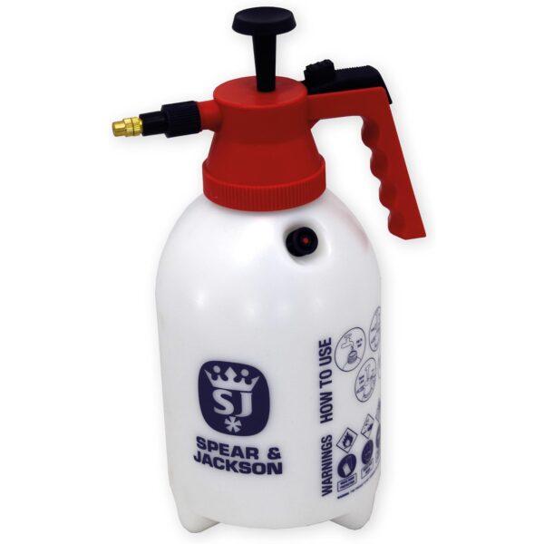 Spear & Jackson 2LPAPS 2 Liter Garten-Drucksprüher mit verstellbarer Messingdüse