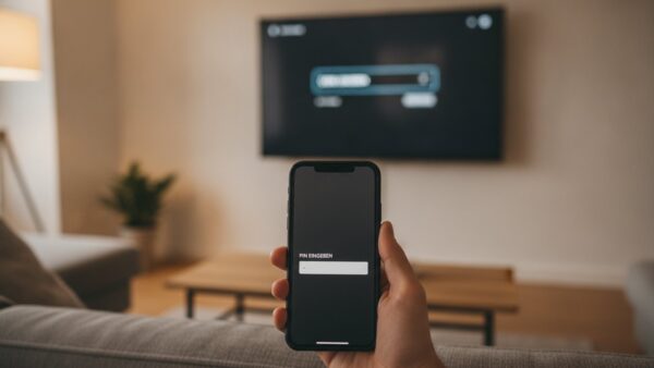 Spotify Login am Fernseher mit PIN-Eingabe über das Smartphone