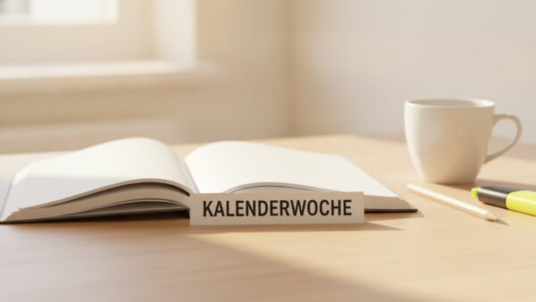 tage im jahr kalenderwoche Kalenderwochen im Jahr - Notizbuch mit Schild Kalenderwoche auf hellem Holztisch