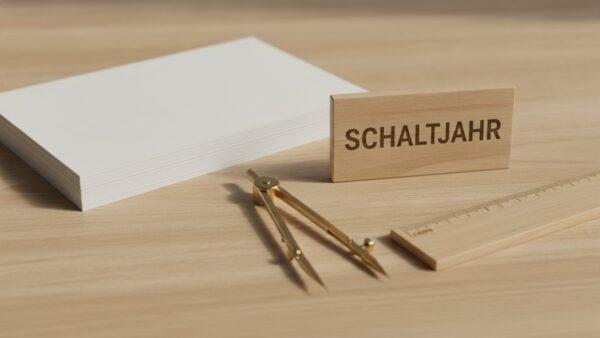 tage im jahr schaltjahr Schaltjahr Regel erklaert - Holzschild mit Aufschrift Schaltjahr neben Zirkel und leeren Kalenderblaettern