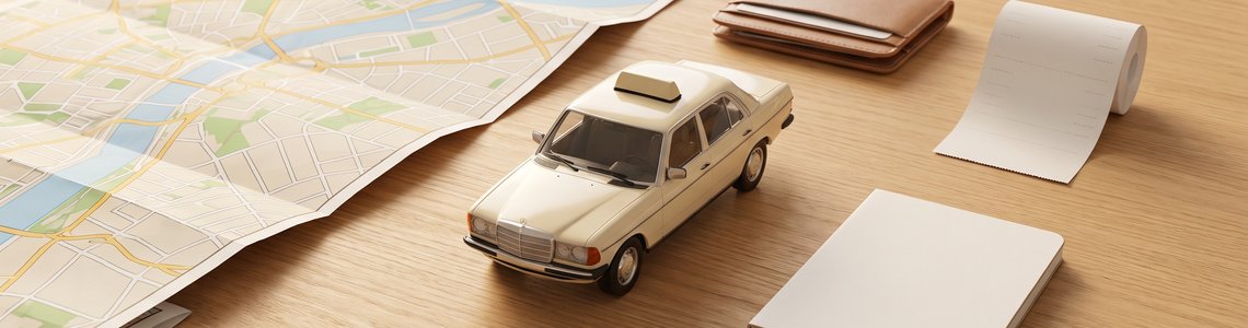 Taxikosten 2026 Stadtplan Taxi Quittung