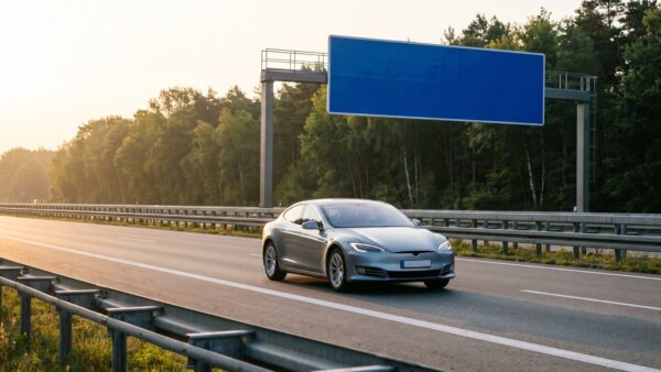 tesla fsd deutschland autobahn Tesla FSD in Deutschland: Elektroauto auf einer deutschen Autobahn