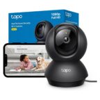 Tapo C201 360 Grad WLAN-Überwachungskamera für Innenräume, 1080P, Nachtsicht, Bewegungserkennung, Zwei-Wege-Audio