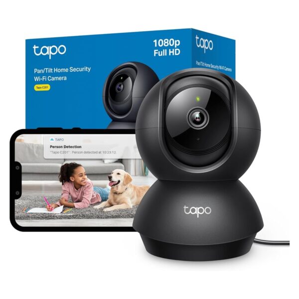 tp link tapo c201 ueberwachungskamera 1080p Tapo C201 360 Grad WLAN-Überwachungskamera für Innenräume, 1080P, Nachtsicht, Bewegungserkennung, Zwei-Wege-Audio