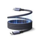 UGREEN Magnetisches 240W USB-C Ladekabel mit Selbstaufwicklung 1 m