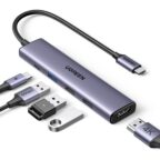 UGREEN Revodok 105 USB C Hub 5Gbps, USB C Adapter 4K HDMI, 5-in-1 Multiportadapter USB C Dock mit PD 100W