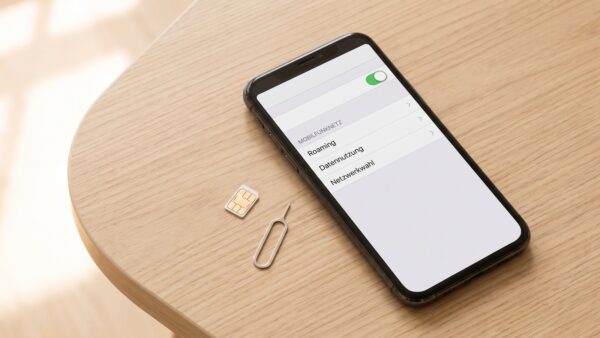 volte bild 2 MenĂĽ Mobilfunknetz im Smartphone mit aktiviertem VoLTE-Schalter