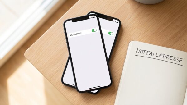 wifi calling bild 2 Einstellung WLAN-Anrufe im Smartphone mit Notiz zur Notfalladresse
