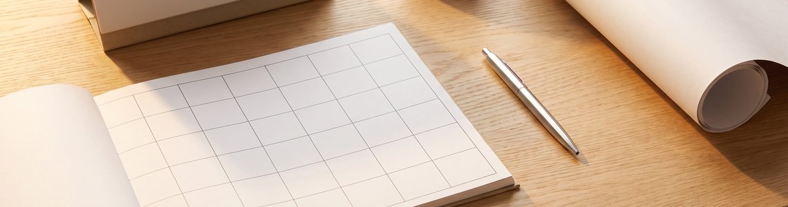 Kalender auf Schreibtisch zur Frage wie viele Wochen hat das Jahr