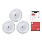 X-SENSE SWS0B 3er-Set WLAN-Wassermelder mit Frostwarnung und 110-dB-Alarm