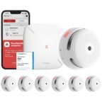 X-Sense XS01-M Smart Rauchmelder 6er-Set mit SBS50 Basisstation, weiss