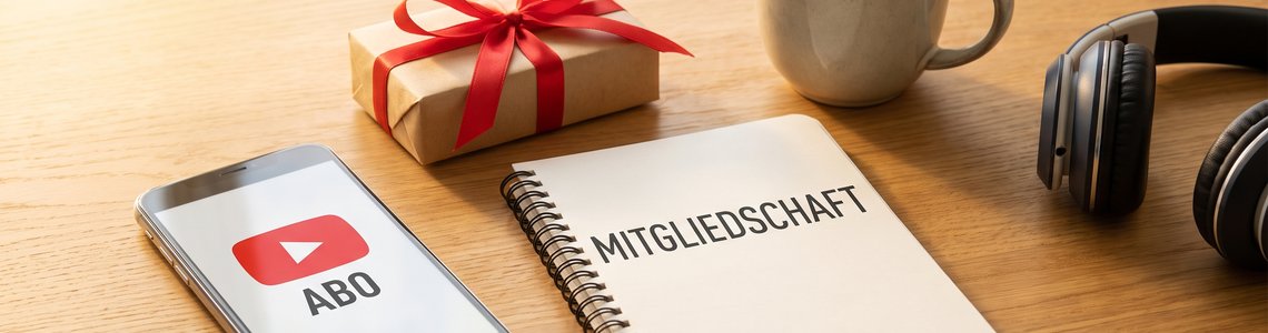 YouTube Kanalmitgliedschaft Testmonat und Geschenke Ratgeber