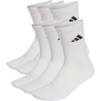 adidas Unisex Cushioned Crew Socks 6 Pair Pack Socken white/white/black