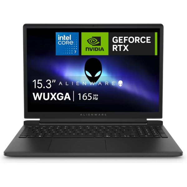Alienware 15 Gaming Laptop mit Intel Core 7 240H, RTX 5060, 16 GB RAM und 512 GB SSD