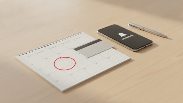 Kündigungsfrist für amazon.com Prime im Kalender markiert