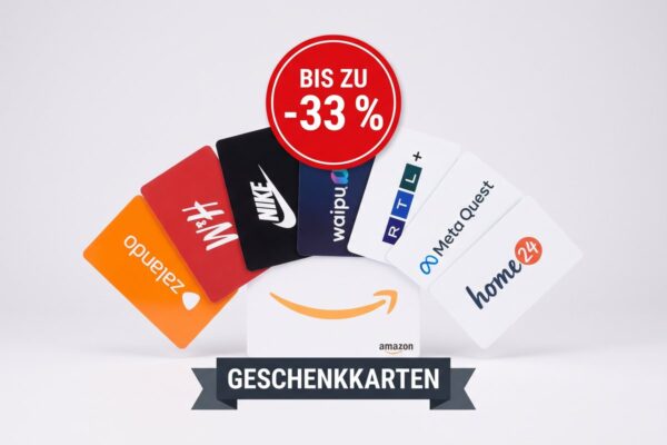 amazon geschenkgutscheine rabatt Amazon Geschenkgutscheine mit bis zu 33 % Rabatt: Zalando, H&M, Nike, waipu.tv, RTL+, Meta Quest, home24