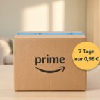 Amazon Prime 7 Tage für 0,99€ testen – Prime-Paket