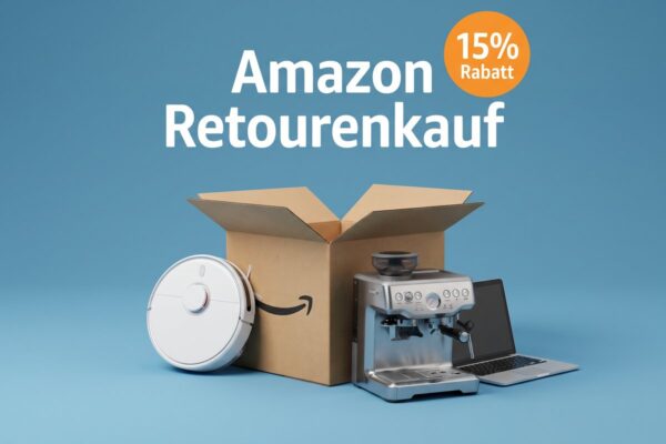 Amazon Retourenkauf: 15% Rabatt auf ausgewählte Retouren