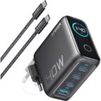 Anker 140W USB C Ladegerät, Laptop Ladegerät, 4-Port Multi-Geräte Netzteil Dunkelgrau