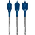 Bosch 3x EXPERT Self Cut Speed Flachfräsbohrer-Set, 20/22/25 mm, 3-teilig
