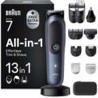 Braun Multigroom All-in-One Series 7, 13-in-1 Trimmer-Set, AIO7565, Blau