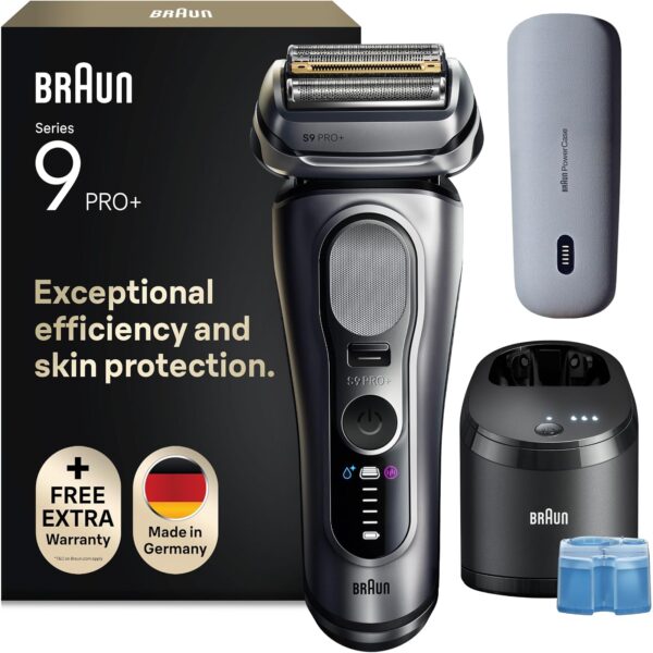 braun series 9 pro plus 9677cce Braun Series 9 Pro+ 9677cce Elektrorasierer Herren, Silber