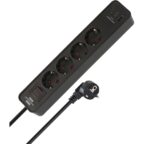 Brennenstuhl Ecolor Steckdosenleiste 4-Fach mit 3 USB-Ladebuchsen