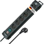 Brennenstuhl Premium-Line, Steckdosenleiste 6-Fach für die Wandmontage, 3m