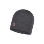 Buff Merino Heavyweight Mütze Solid Grey
