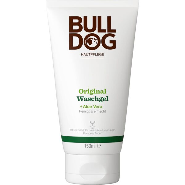 bulldog original waschgel 150ml BULLDOG – Hautpflege für Männer | Original Waschgel | Feuchtigkeitsspendende & beruhigende Gesichtsreinigung | 150 ml