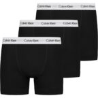 Calvin Klein Herren 3er Pack Boxershorts Trunks mit Logobund